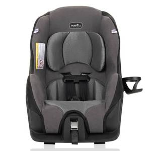 lot 42408 image: Evenflo Tribute LX 2-in-1 Lightweight Convertible Car Seat, Travel Friendly (Saturn Gray) Retail $80