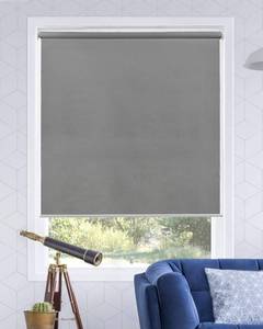 lot 42409 image: CHICOLOGY Roller Window Shades , Window Blinds , Window Shades for Home , Roller Shades , Window Treatments , Window Blinds Cordless , Door Blinds , Urban Grey (Light Filtering), 62W X 72H Retail $69