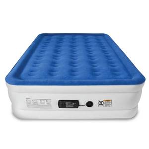 lot 42412 image: SoundAsleep Dream Series Luxury Air Mattress with ComfortCoil Technology & Built-in High Capacity Pump for Home & Camping- Double Height, Adjustable, Inflatable Blow Up, Portable - Queen Size Retail $180