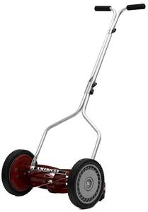 lot 42439 image: American Lawn Mower Company 1304-14 14-Inch 5-Blade Push Reel Lawn Mower Retail $100
