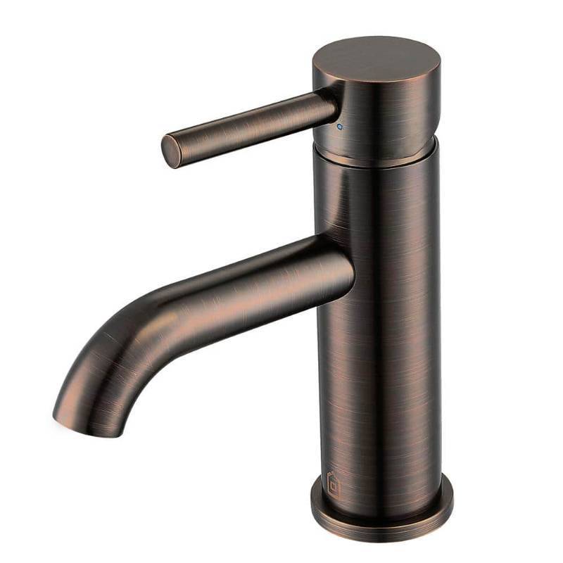 lot 55229 image: Ancona Valencia Single Handle Bathroom Faucet in Oil Rubbed Bronze - Retail $239.58