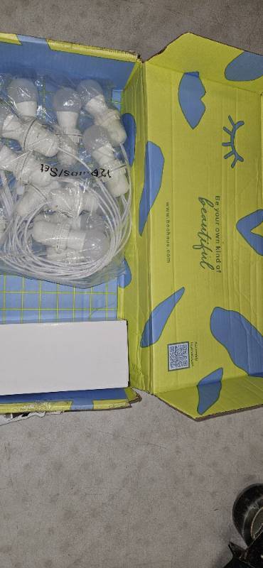 lot 55230 image: 12 pack hanging lights www.boahaus.com