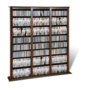 lot 59257 image: Prepac Espresso Triple Width Barrister Tower (Box 2 of 2)