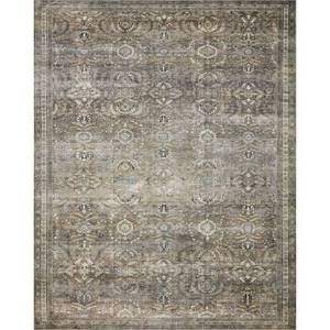 lot 59269 image: Loloi II Layla LAY-13 Printed Antique  Moss Oriental Area Rug 9 -0 x 12 -0 - Retail $570