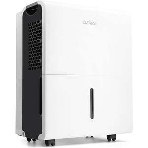 lot 59298 image: CLEVAST 3 000 Sq. Ft Energy Star 35 Pints Dehumidifier with Reusable Air Filter for Home Basement Living Room Garage and Closet 1.6 Gallons Capacity Detachable Water Tank Water Tank UL Listed - Retail $239.99
