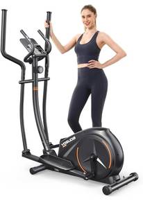 lot 59321 image: YOSUDA Magnetic Elliptical Machine with Upgraded 14 Stride, Elliptical Exercise Machine for Home Use with Hyper-Quiet Drive System,16 Resistance Levels, LCD Monitor
