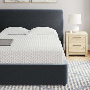 lot 59333 image: Signature Design by Ashley Chime 12 Inch Memory Foam King Mattress in a Box White - Retail $849.99