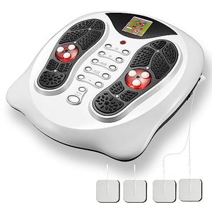 lot 59199 image: FIT KING EMS Foot Massagers for Neuropathy, Foot Circulation Stimulator with EMS Tens Pads, Nerve Stimulator Device Foot Nerve Massager for Neuropathy - Retail $189.25