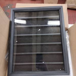 lot 59208 image: Shadow Box Frame 16x20 with Removable Shelves, Deep Memory Box Display Case for Collector, Keepsake Coins Military Medals Pins Wedding Flowers Black