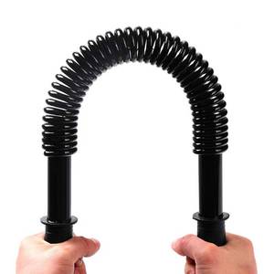 lot 59233 image: Boshen 88lbs Power Twister Bar Bend Exercise Bar Workout for Chest Arm Upper Body Strength Training Heavy Duty Arm & Chest Builder(88lbs)