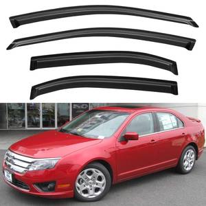 lot 59247 image: Window Visors Rain Guards Shield for 2006-2012 Ford Fusion, 2007-2013 Lincoln MKZ, 2006-2010 Mercury Milan, 2006 Lincoln Zephyr Window Wind Deflectors Vent Shades