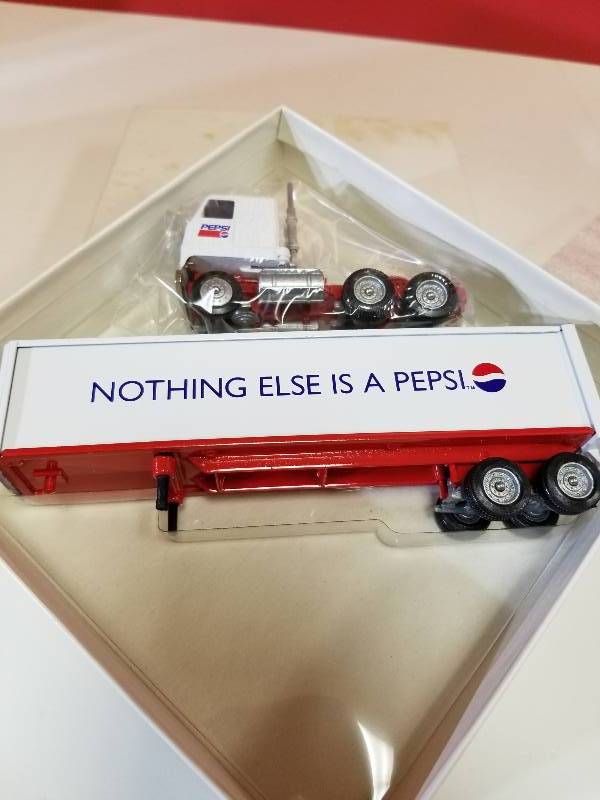 lot 5033 image: Winross Semi, Nothing Else is a Pepsi , for over the road deliveries,   164 scale, NIB