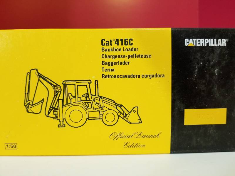 lot 5048 image: Caterpillar 416C Backhoe Loader, 150 scale, #0228, NIB