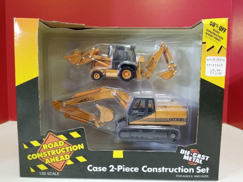 case construction diecast toys