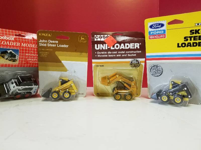 lot 5155 image: ERTLAmerican Best Lot 4 Skid Steer Loaders, # 445, 378, 5536, 6722323, 164 & 150 scale, NIB