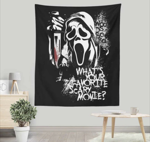 lot 1914 image: Ghost Face Tapestry