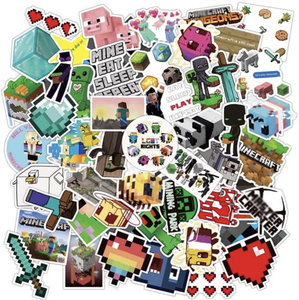 lot 1923 image: Minecraft Stickers
