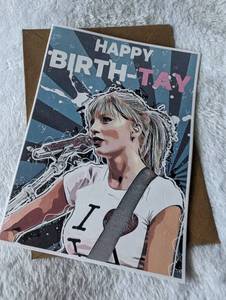 lot 1935 image: Taylor Swift Birthday Card