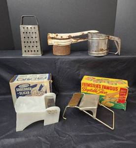 lot 116 image: Vintage Kitchen Slicers and More