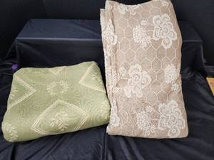 lot 180 image: (2)  Vintage Bedspreads