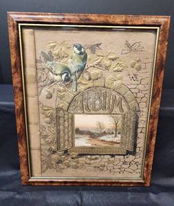 lot 188 image: Framed Album Cover 12.5x16