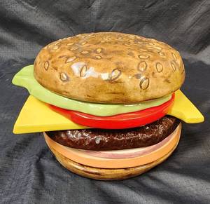 lot 249 image: Ceramic Hamburger Trivets