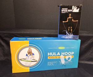lot 271 image: NIB Hula Hoop and NIB Speed Jump Rope