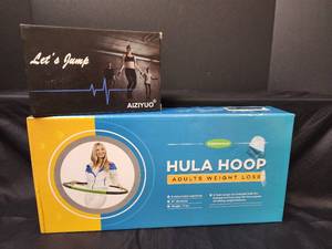 lot 272 image: NIB Hula Hoop and NIB Jump Rope