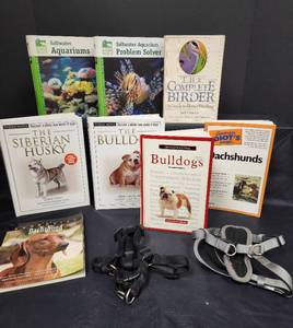 lot 308 image: Medium Dog Harnesses and Animal Care Books