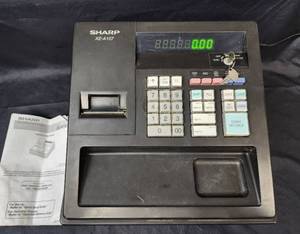 lot 335 image: Sharp Electronic Cash Register - Model XE-A107 (powers on)