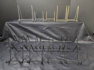 lot 338 image: Plate Stands and Picture Stands