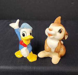 lot 371 image: Disney Goebel 1960s Bambi Pal Thumper and Donald Duck Miniature