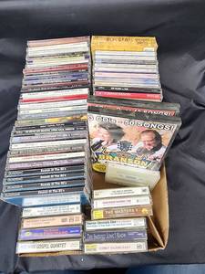 lot 501 image: CDs and Cassette Tapes