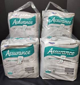 lot 583 image: (4pkg.) Assurance Mens Incontinent Guards (52 count each)