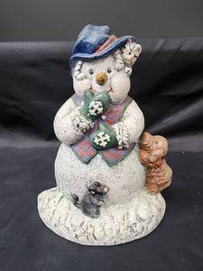 lot 726 image: Cast Iron Snowman Doorstop