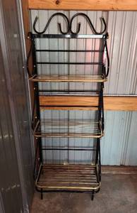 lot 763 image: Metal Shelf 23.5x12x60