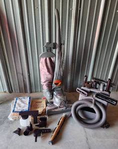 lot 764 image: Kirby Sentria G10D Upright Vacuum with Accessories and Extra Bags