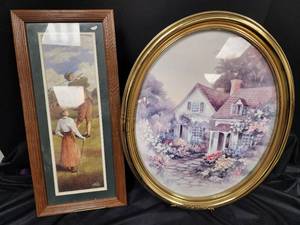 lot 598 image: (2) Wall Hangings