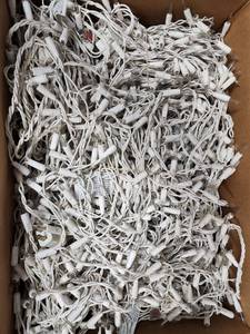 lot 735 image: Clear Christmas Lights on White Strands (Several)