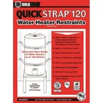 Holdrite QuickStrap QS-120 Galvanized Water Heater Strap, Supports up to 120-Gallon Water Heaters