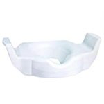 Universal Elevated Toilet Seat in White