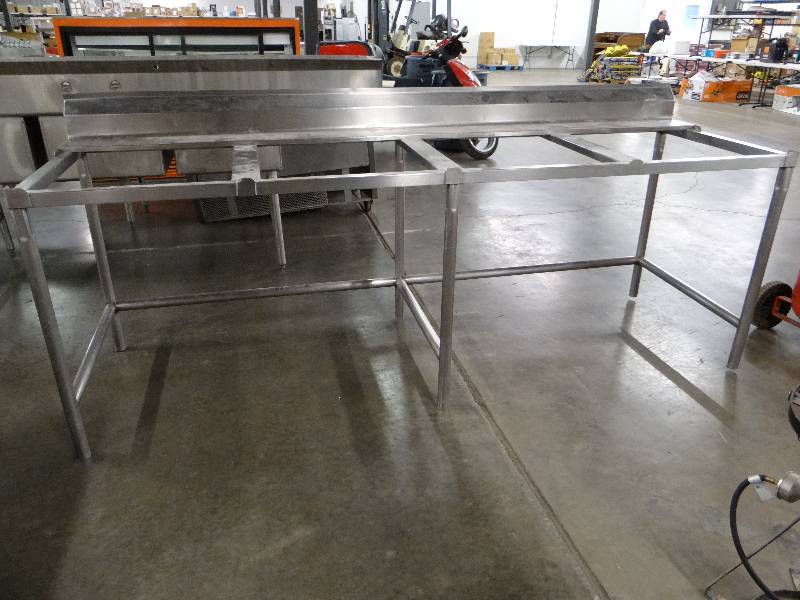 lot 1023 image: Commercial Stainless Steel Table Frame