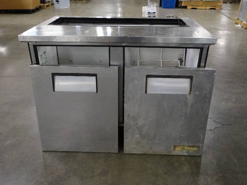 lot 1026 image: True Refrigerator Prep Station, Model #TSSU-48-12