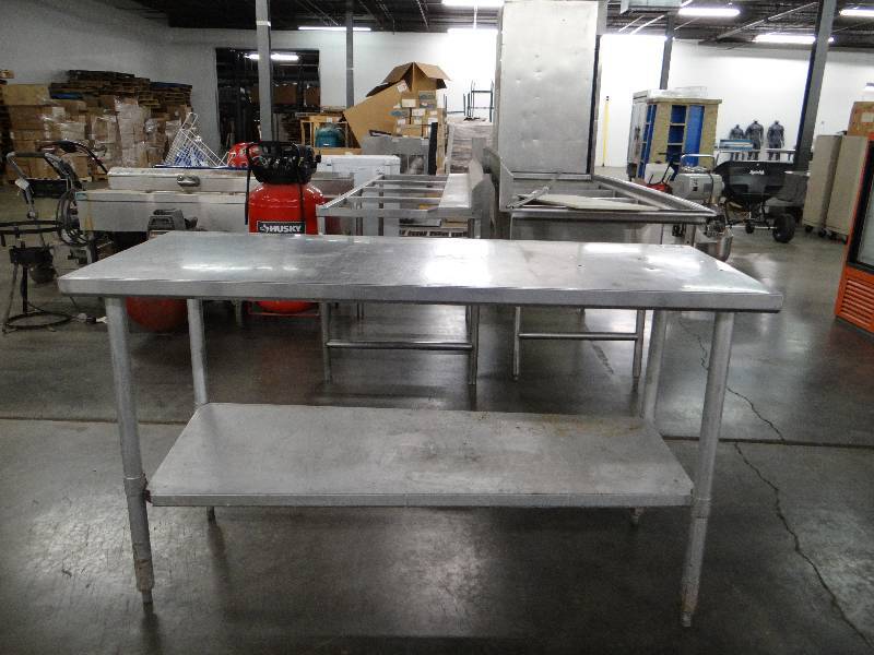 lot 1027 image: Stainless Steel Prep Table
