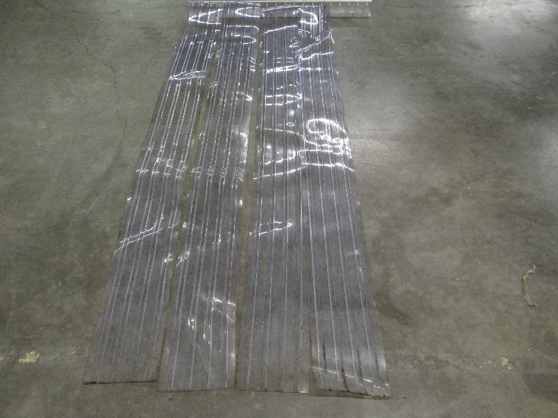lot 1048 image: Industrial Vinyl Flap Doors - 3 Panels