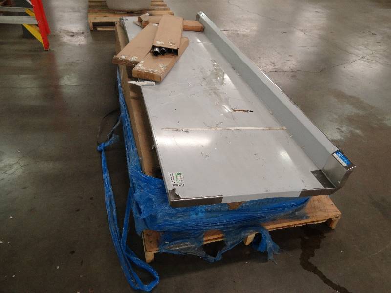 lot 1080 image: Stainless Steel Prep Tables (Lot of 2)