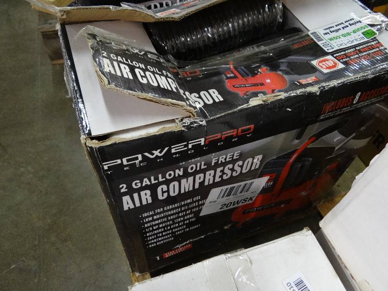 lot 1073 image: Power Pro 2 Gal. Air Compressor