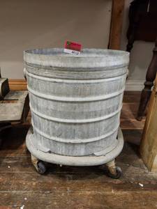 lot 44550 image: Antique Floor Mop Bucket