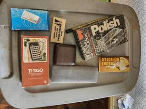 lot 44574 image: Lot Of 3 Totes Of Assorted Antiques