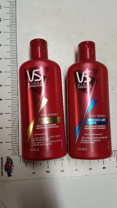 lot 5537 image: New set (2 12 Fl Oz bottles) of Vidal Sassoon Pro Series shampoo and moisture lock